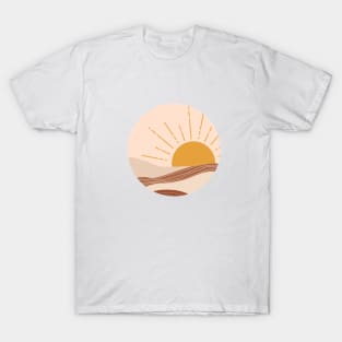 Abstract Sunset Painting 3.6 T-Shirt